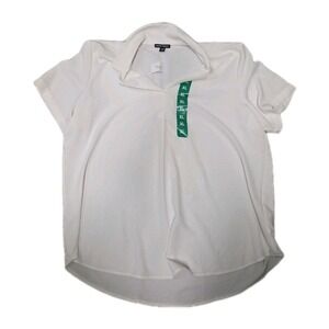 Hilary Radley Womens Tee Top White Xl